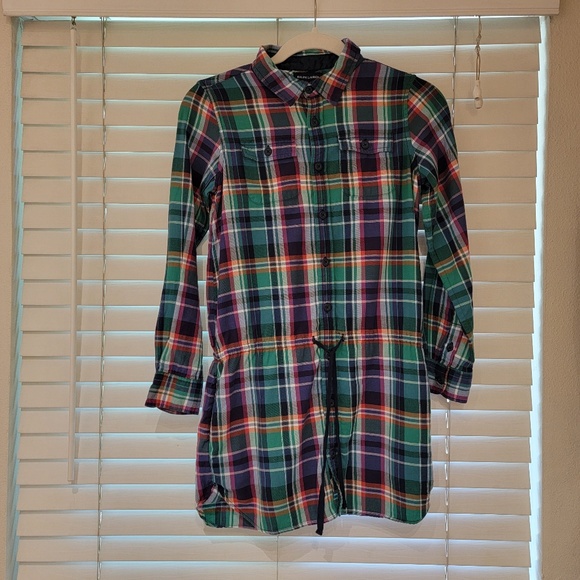 Ralph Lauren Blue Label Colorful Plaid Kids Dress - Picture 1 of 4